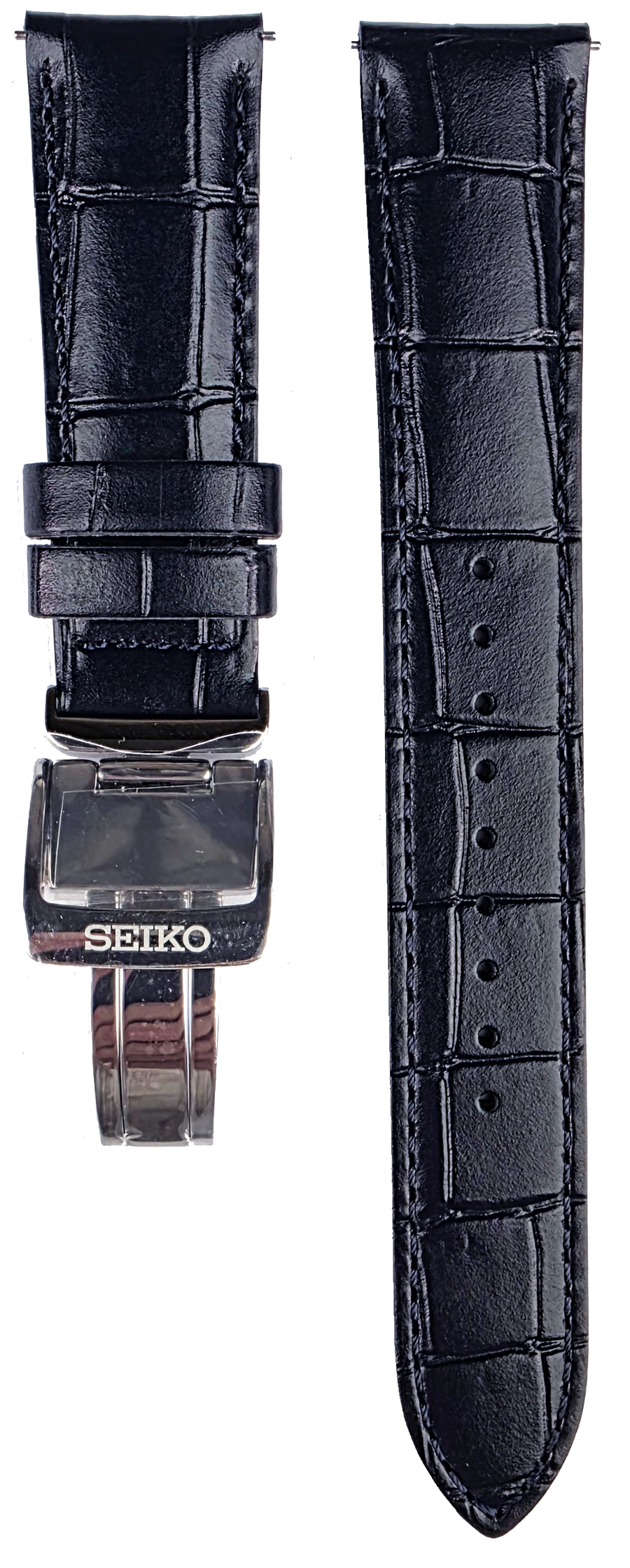 Seiko 20mm Presage SSA405J1 Blue Leather Strap L0KE016J0