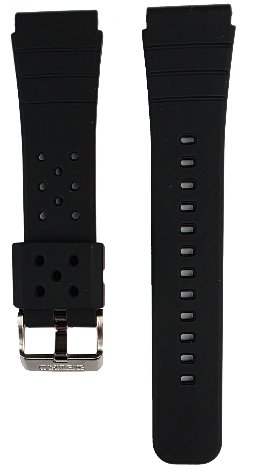 Seiko 22mm 5 Sports SKX Silicone Strap R04B011J0