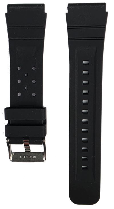 Seiko 22mm 5 Sports SKX Silicone Strap R04B011J0