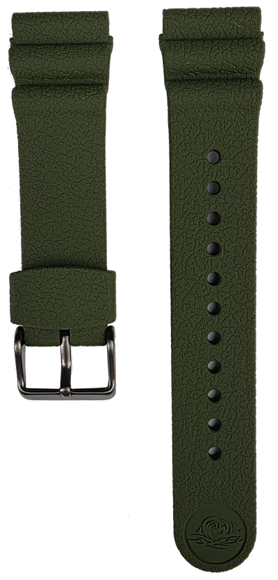 Seiko 22mm Prospex SNE561P1 Green Silicone Strap R040022N0