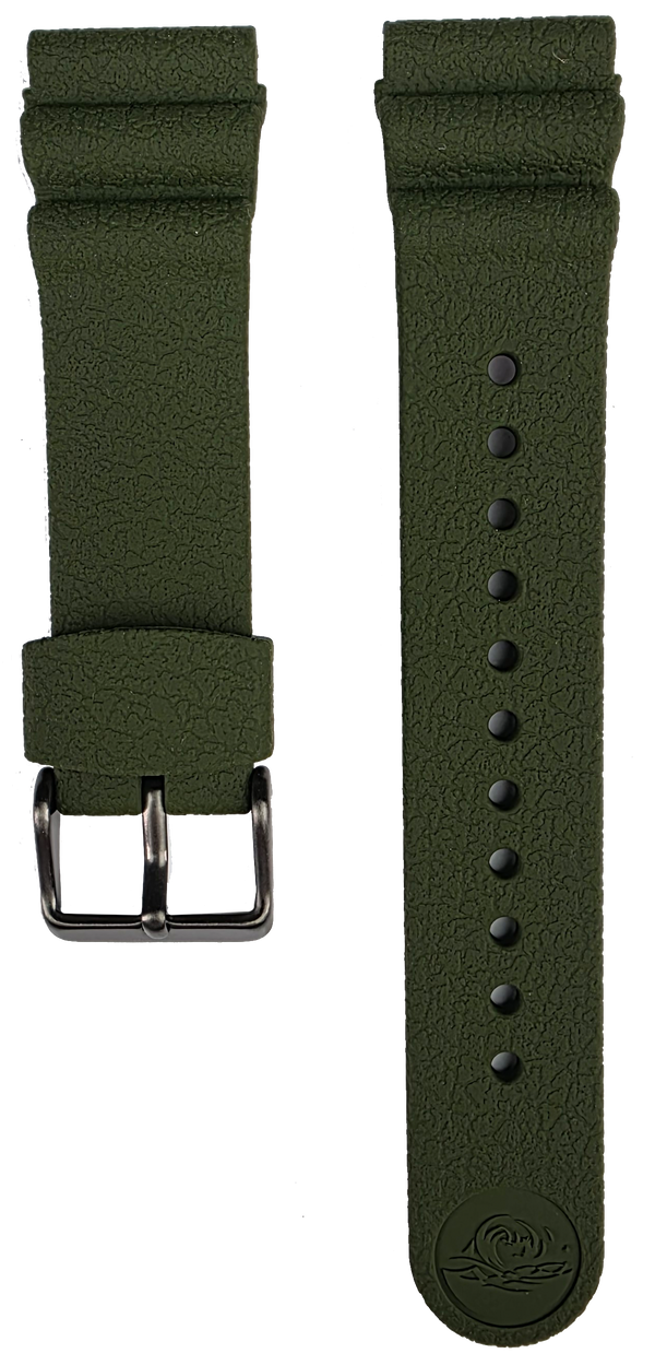 Seiko 22mm Prospex SNE561P1 Green Silicone Strap R040022N0