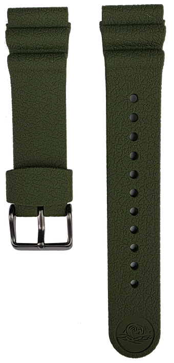 Seiko 22mm Prospex SNE561P1 Green Silicone Strap R040022N0