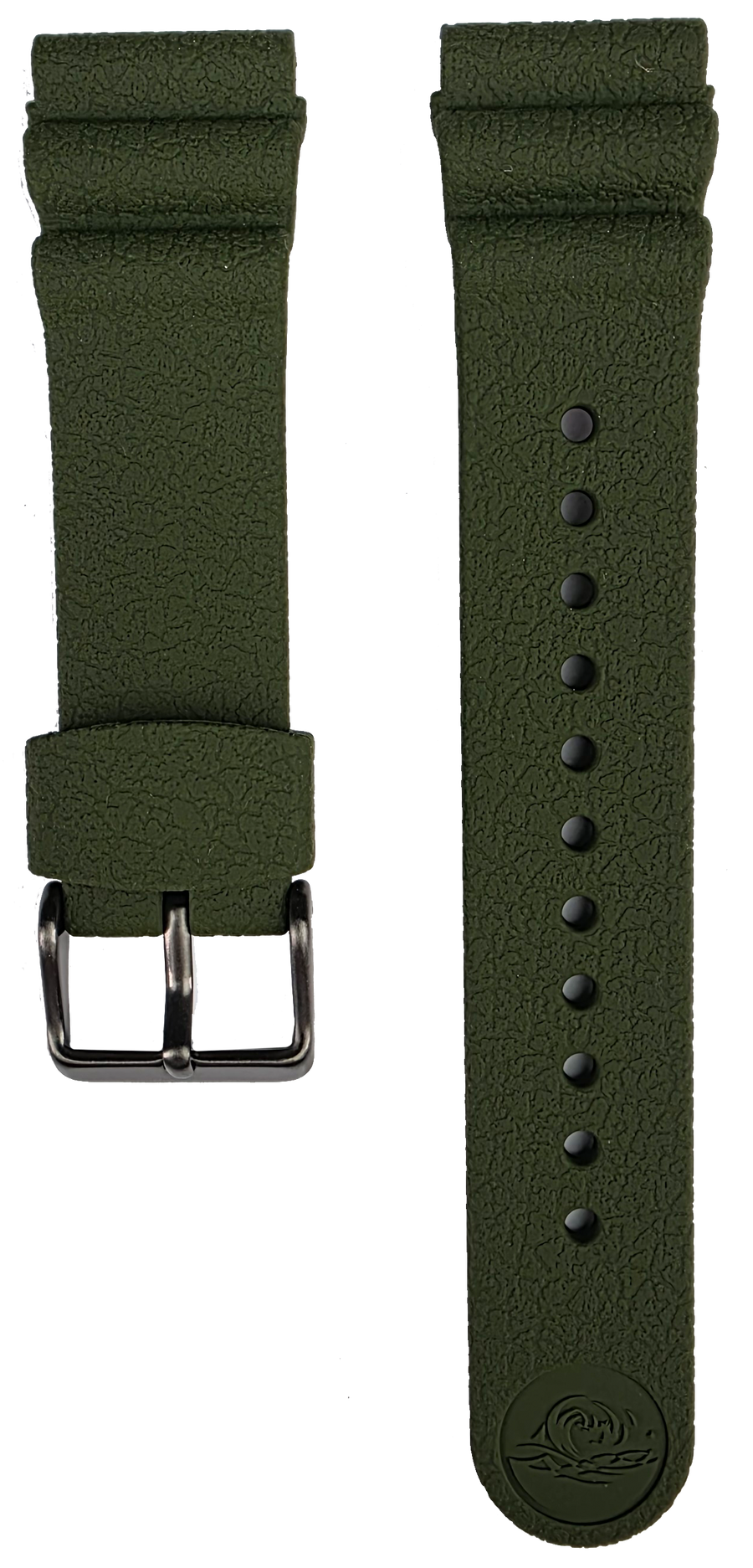 Seiko 22mm Prospex SNE561P1 Green Silicone Strap R040022N0