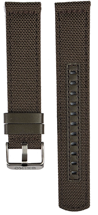 Seiko 20mm Brown Nylon Strap HDB009K1 L0RK012J0