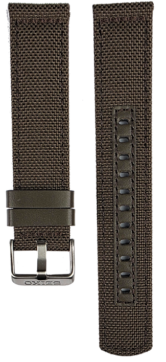 Seiko 20mm Brown Nylon Strap HDB009K1 L0RK012J0