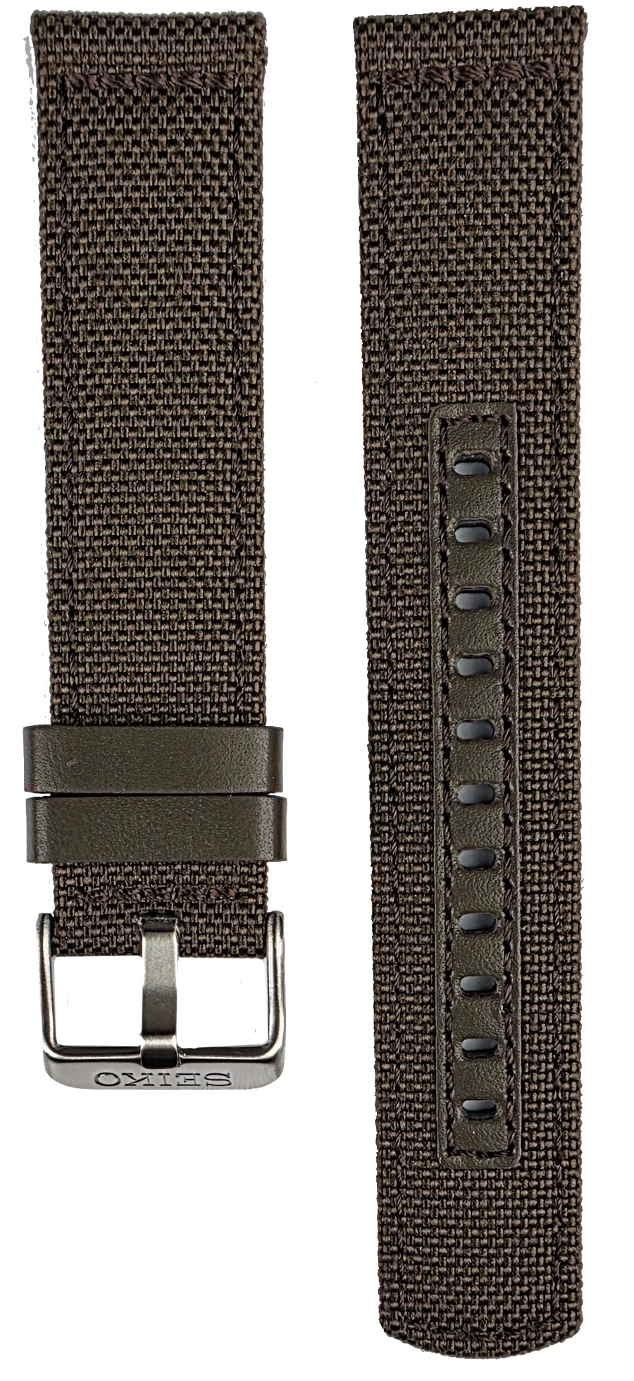 Seiko 20mm Brown Nylon Strap HDB009K1 L0RK012J0