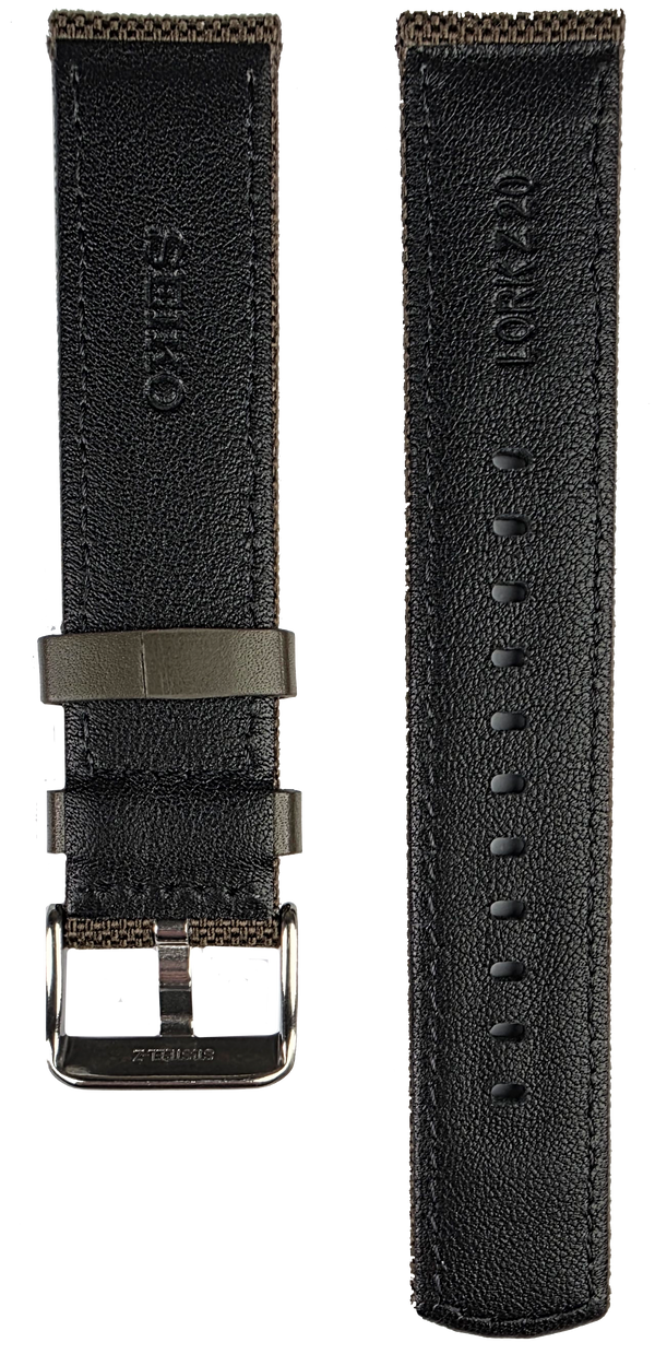 Seiko 20mm Brown Nylon Strap HDB009K1 L0RK012J0