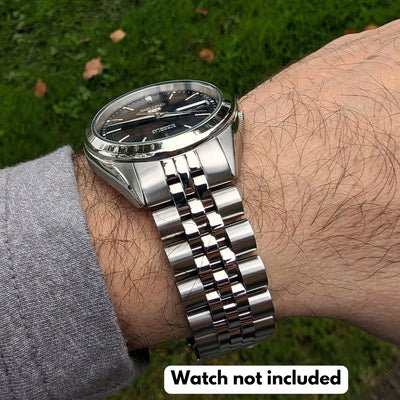 Islander Watch 18mm Brushed and Polished Bracelet for Seiko SNKL23 #BRAC-97