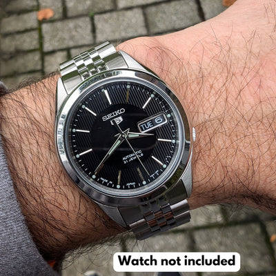 Islander Watch 18mm Brushed and Polished Bracelet for Seiko SNKL23 #BRAC-97