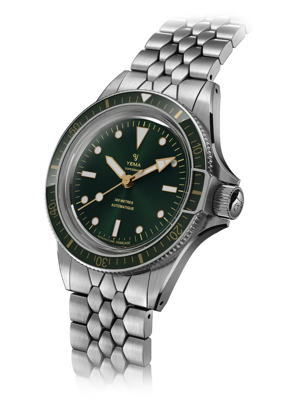 Yema Superman Gilt 39mm Green CMM.10 12.14.44.SN.M2