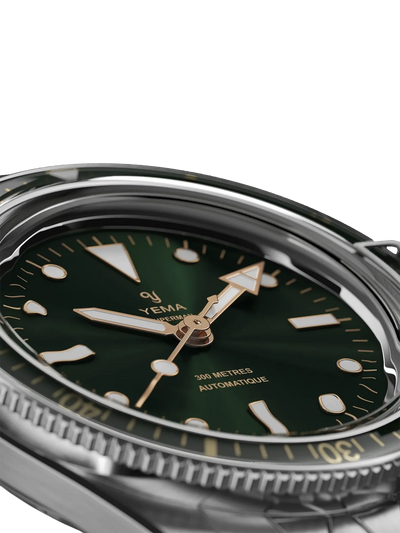Yema Superman Gilt 39mm Green CMM.10 12.14.44.SN.M2