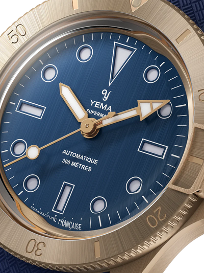 Yema Superman Bronze 39mm Blue CMM.10 Limited Edition 13.25.10.35.ZNL.U5