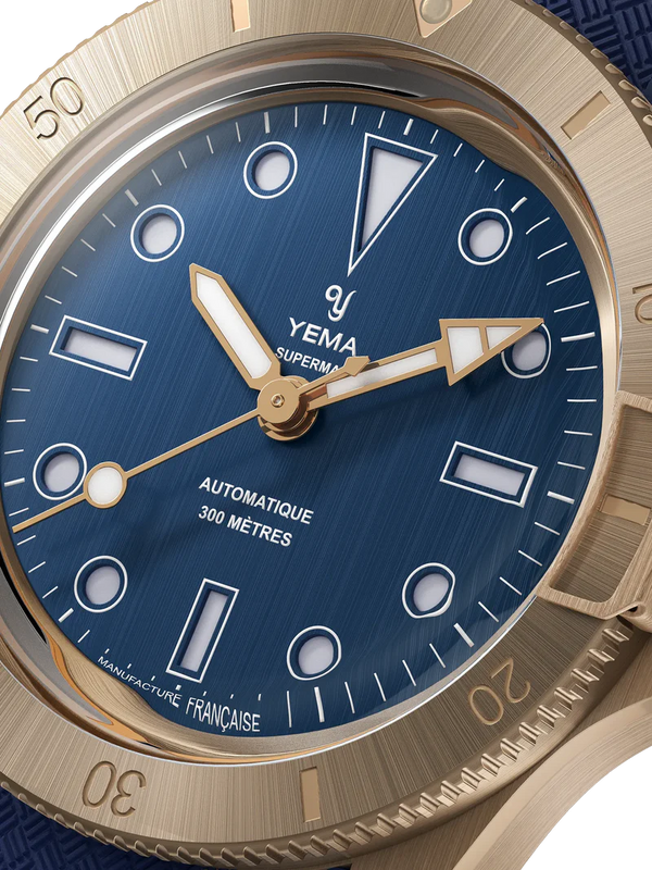 Yema Superman Bronze 39mm Blue CMM.10 Limited Edition 13.25.10.35.ZNL.U5