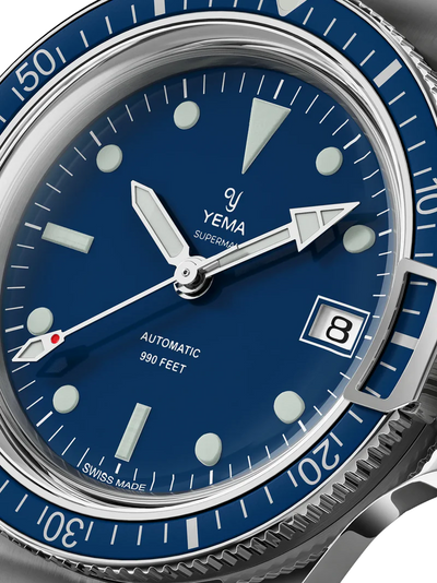 Yema Superman Heritage 39mm Blue YSUP25B39-GMS