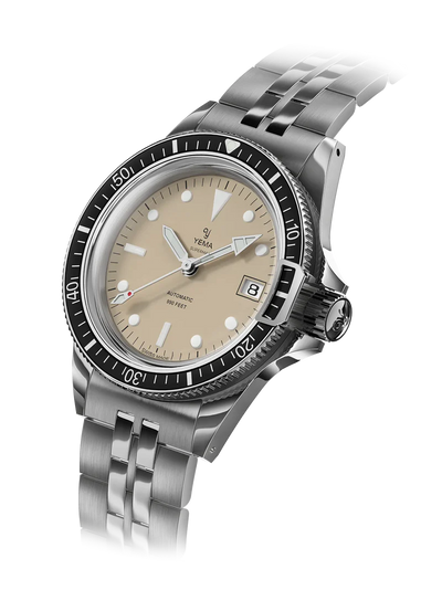 Yema Superman Heritage 39mm Beige YSUP25A39-EMS