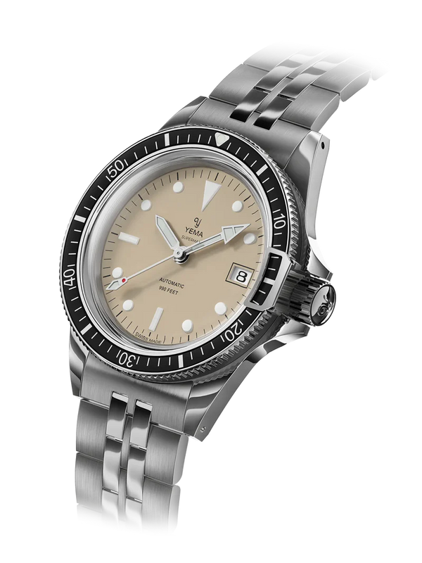 Yema Superman Heritage 39mm Beige YSUP25A39-EMS