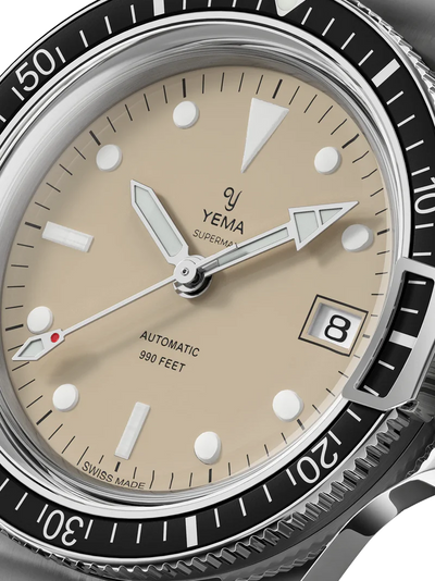 Yema Superman Heritage 39mm Beige YSUP25A39-EMS