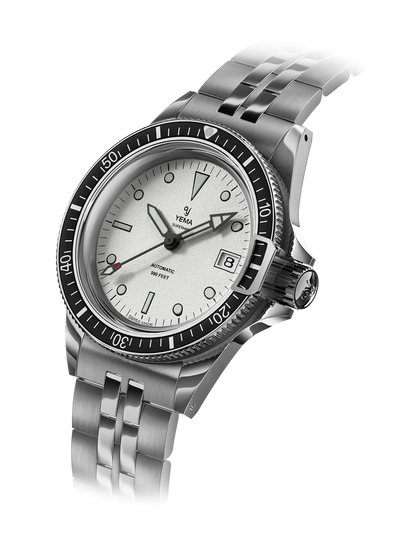 Yema Superman Heritage 39mm White YSUP25A39-BMS