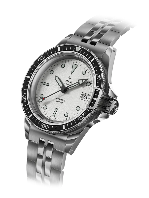 Yema Superman Heritage 39mm White YSUP25A39-BMS