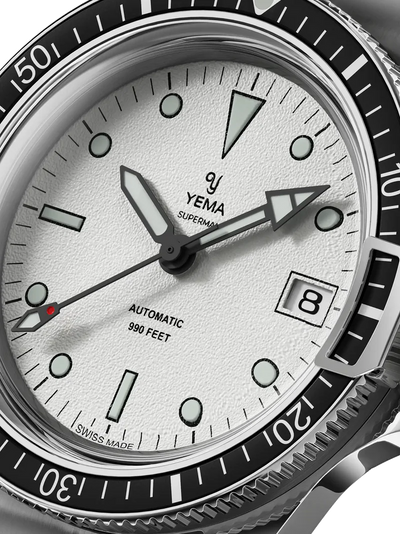 Yema Superman Heritage 39mm White YSUP25A39-BMS