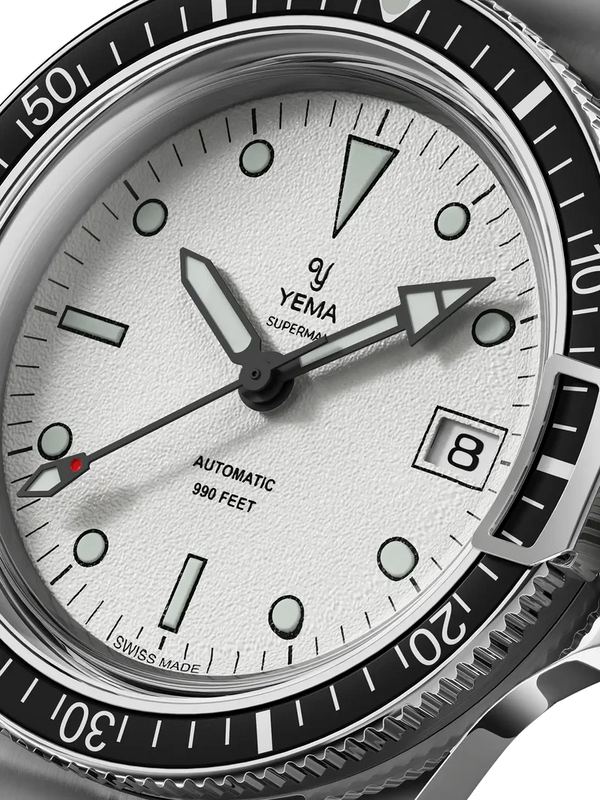 Yema Superman Heritage 39mm White YSUP25A39-BMS
