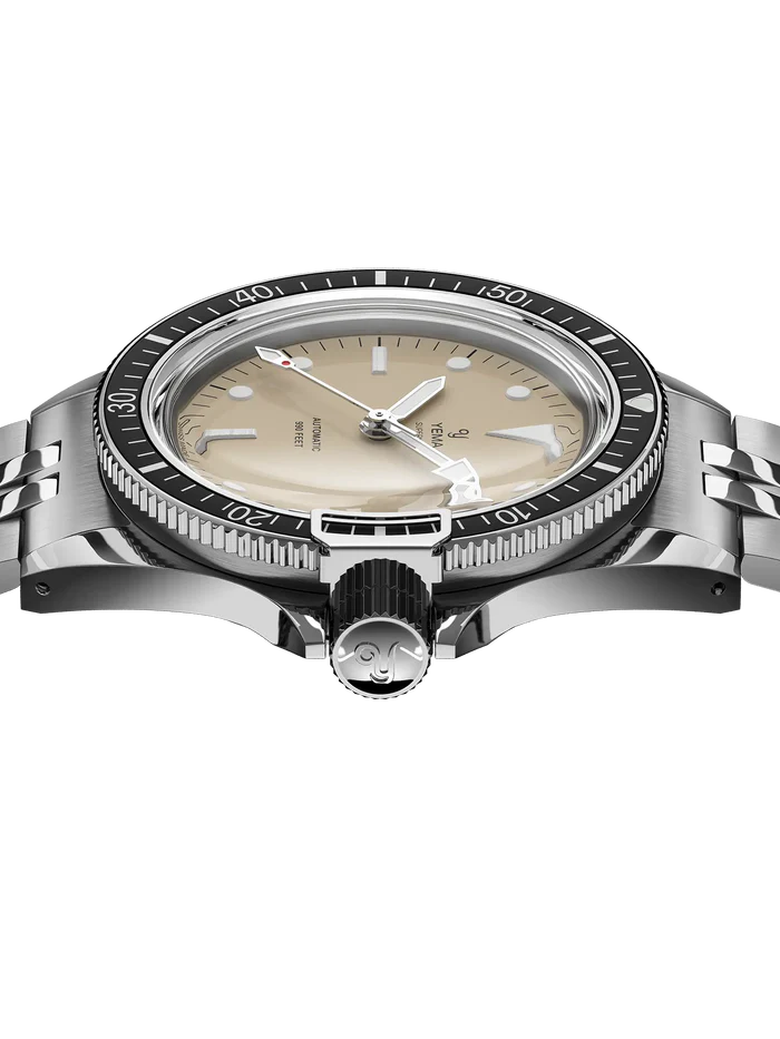 Yema Superman Heritage 39mm Beige YSUP25A39-EMS - SeriousWatches.com