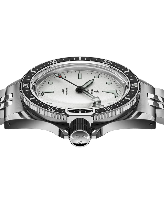 Yema Superman Heritage 39mm White YSUP25A39-BMS - SeriousWatches.com