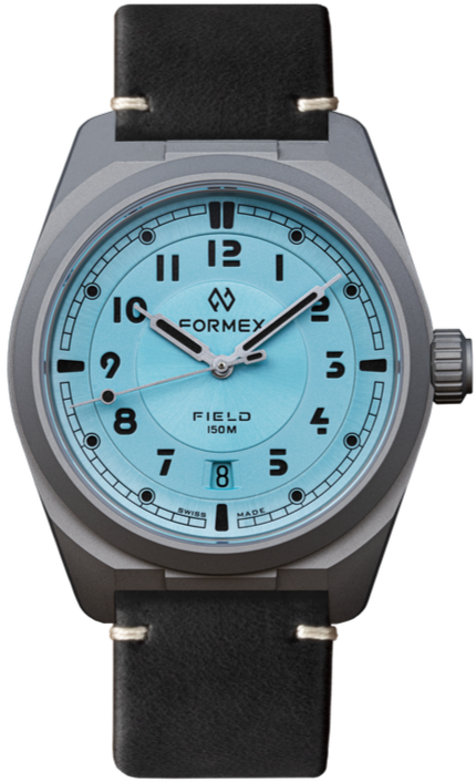 Formex Field 40mm Ice Blue Leather