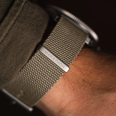 Marathon Nylon DEFSTAN Strap Parkerized Sand 20mm WS-CDS-BGPS-20-12
