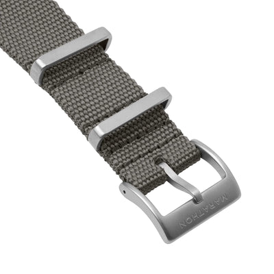 Marathon Nylon DEFSTAN Strap Parkerized Stone 20mm WS-CDS-GYPS-20-12