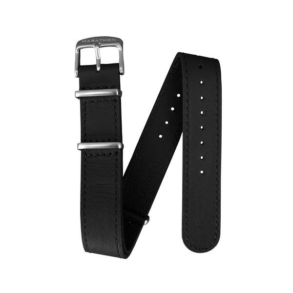 Marathon Leather DEFSTAN Strap Black 20mm WS-LDS-BKSS-20-11