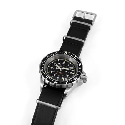 Marathon Leather DEFSTAN Strap Black 20mm WS-LDS-BKSS-20-11