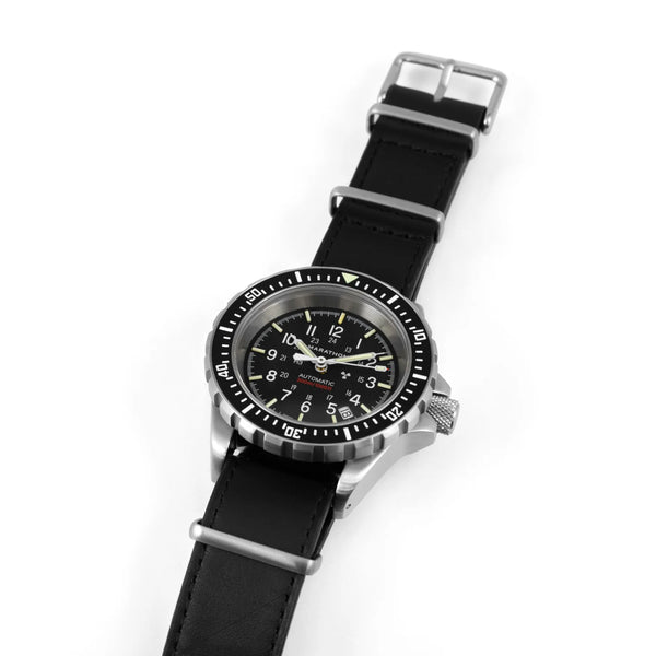 Marathon Leather DEFSTAN Strap Black 20mm WS-LDS-BKSS-20-11