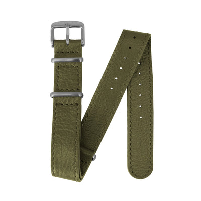 Marathon Leather DEFSTAN Strap Olive Green 20mm WS-LDS-OGSS-20-11
