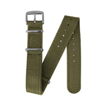 Marathon Leather DEFSTAN Strap Olive Green 22mm WS-LDS-BKSS-22-11