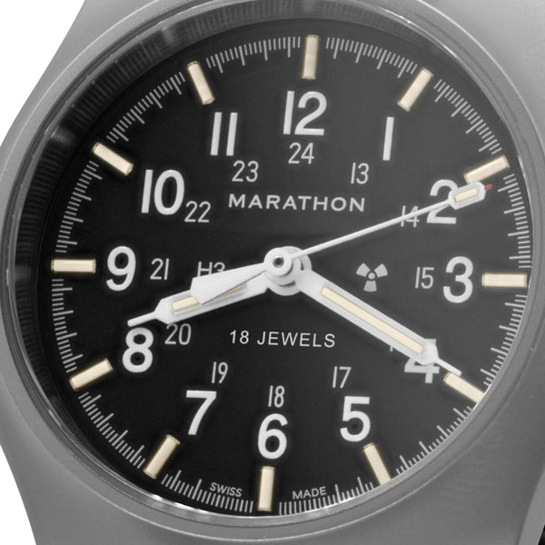 Marathon 36mm Officer's Mechanical GPM Nylon DEFSTAN WW194003SS