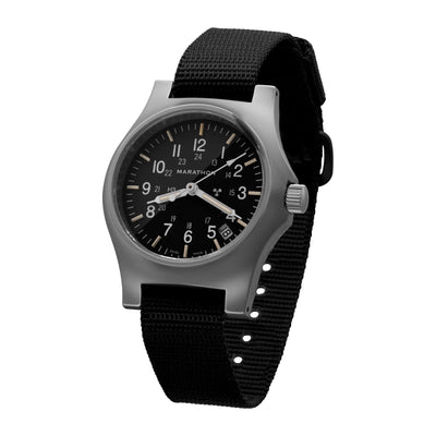 Marathon 36mm Officer's Quartz Date GPQ-D Nylon DEFSTAN WW194015SS