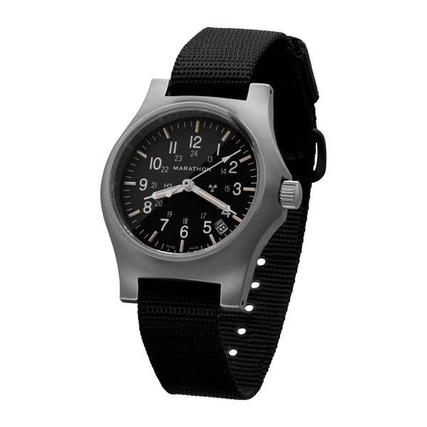 Marathon 36mm Officer's Quartz Date GPQ-D Nylon DEFSTAN WW194015SS