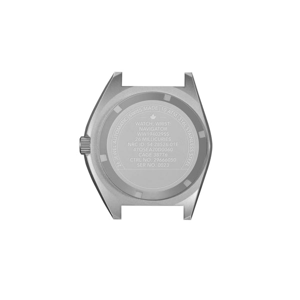 Marathon 41mm Steel Navigator Automatic Nylon DEFSTAN SSNAV Auto WW194029SS