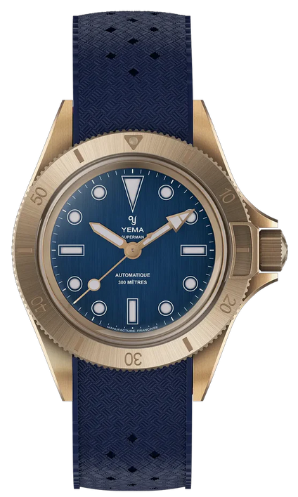 Yema Superman Bronze 39mm Blue CMM.10 Limited Edition 13.25.10.35.ZNL.U5