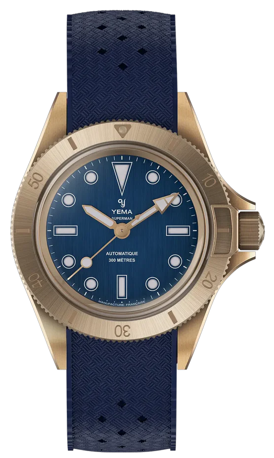 Yema Superman Bronze 39mm Blue CMM.10 Limited Edition 13.25.10.35.ZNL.U5