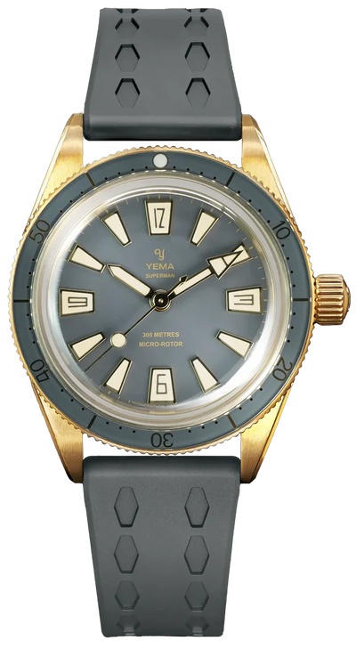 Yema Skin Diver Slim Bronze Grey CMM.20 Limited Edition 12.26.20.39.ZNL.U9