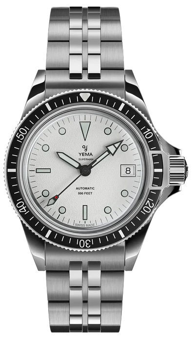 Yema Superman Heritage 39mm White YSUP25A39-BMS