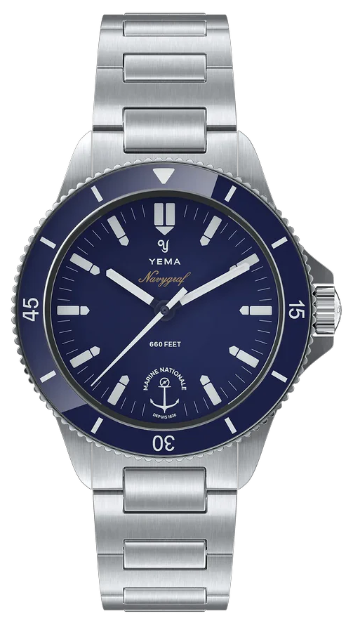 Yema Navygraf Marine Nationale Quartz YMHFMN39-GM