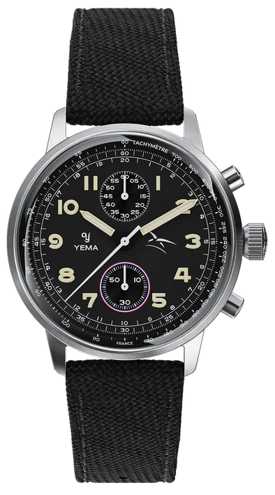 Yema Flygraf Bi-Compax French Air Force Black YMHF1582AA-AA