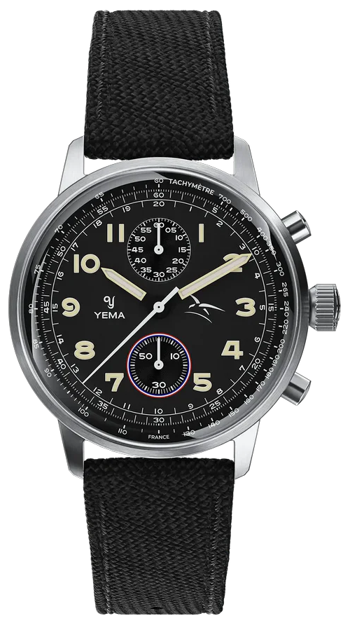 Yema Flygraf Bi-Compax French Air Force Black YMHF1582AA-AA
