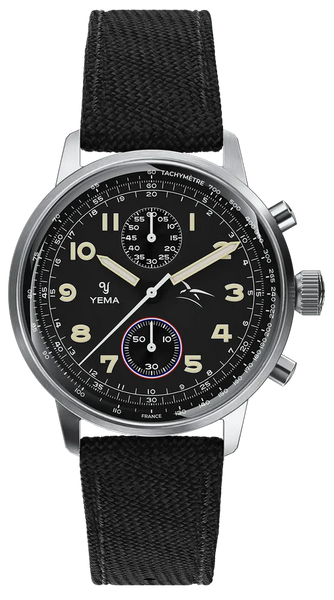 Yema Flygraf Bi-Compax French Air Force Black YMHF1582AA-AA