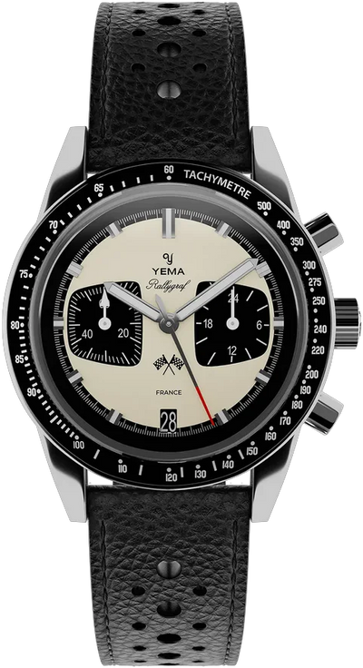 Yema Rallygraf Meca-Quartz Panda YMHF1580-BA