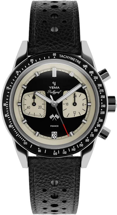 Yema Rallygraf Meca-Quartz Reverse Panda YMHF1580-AA