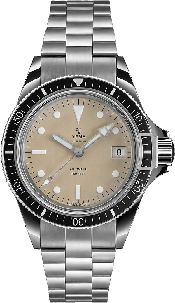 Yema Superman Heritage 41mm Beige YSUP25A41-EMS